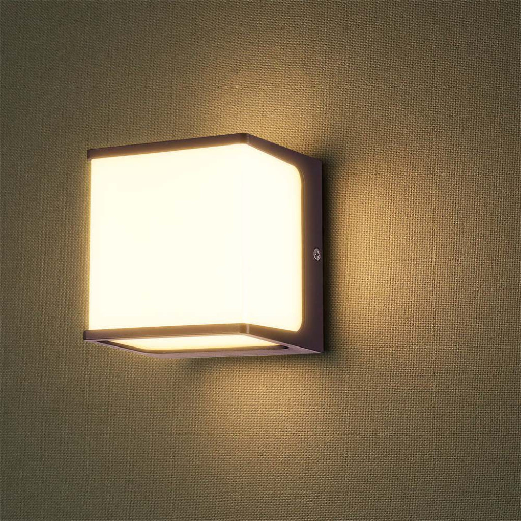 V-TAC Lampă LED de Perete Tip Felinar 8W Clasic Corten 4000K IP65