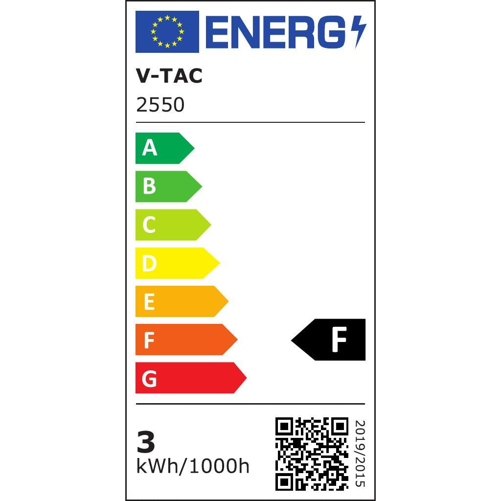 Kit V-TAC bandă LED lumină de noapte dublă (2 benzi de 1,2m, 30 LED-uri/m, 2,8W + alimentator + 2 senzori de mișcare) 12V 3000K, reglabilă