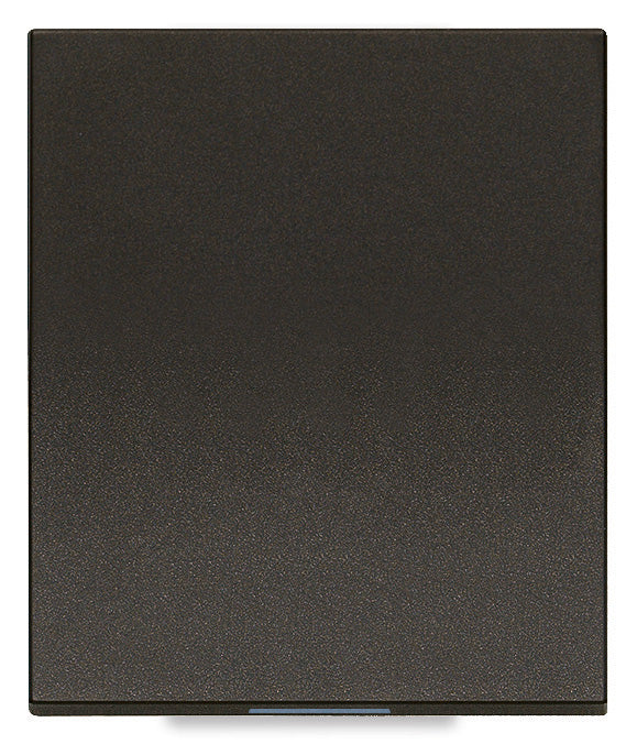 Tasto Intercambiabile 2 Moduli con Guidaluce Verticale | IP40 | Bianco Nero Canapa | Vimar Linea 31000S.2