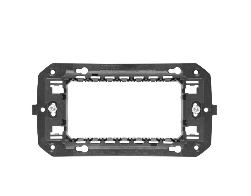 Suport standard 4/6 module Gewiss Chorusmart, cu șuruburi incluse 16804-16806