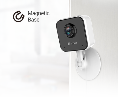 Telecamera Sorveglianza Interno 1080P Wi-Fi Compatta | Grandangolo 91° Visione Notturna MicroSD | EZVIZ H1c