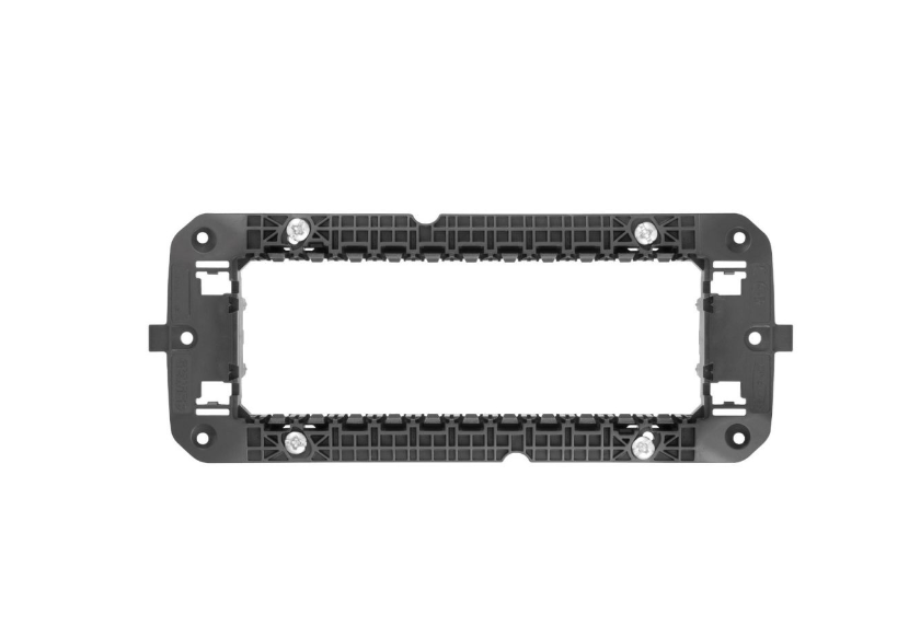Suport standard 4/6 module Gewiss Chorusmart, cu șuruburi incluse 16804-16806