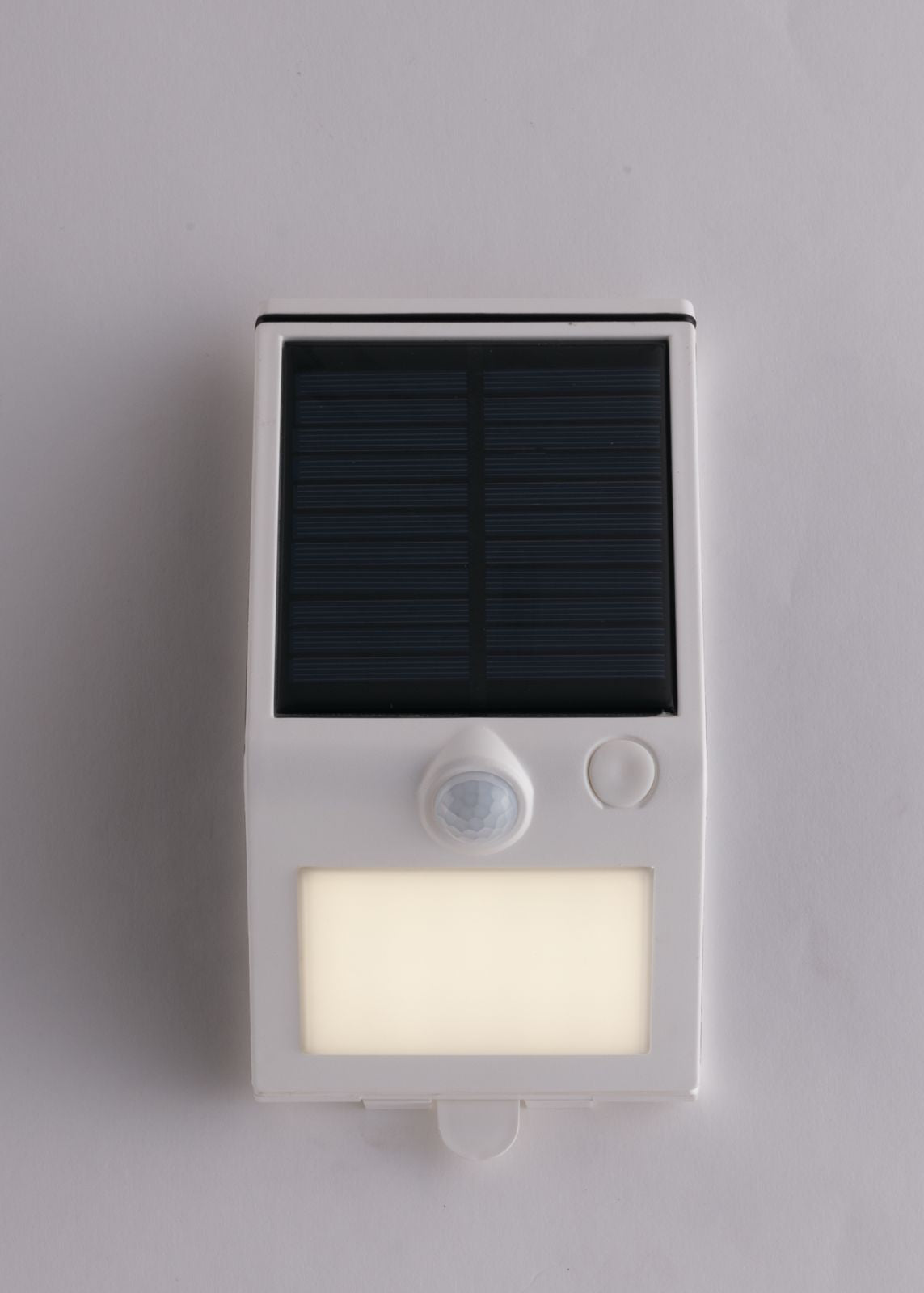 Applique LED Solare da Esterno 3W 300lm IP54 con Sensore Movimento 4000K | Plastica Bianco Nero Pannello Solare Batteria | Fan Europe OPEN