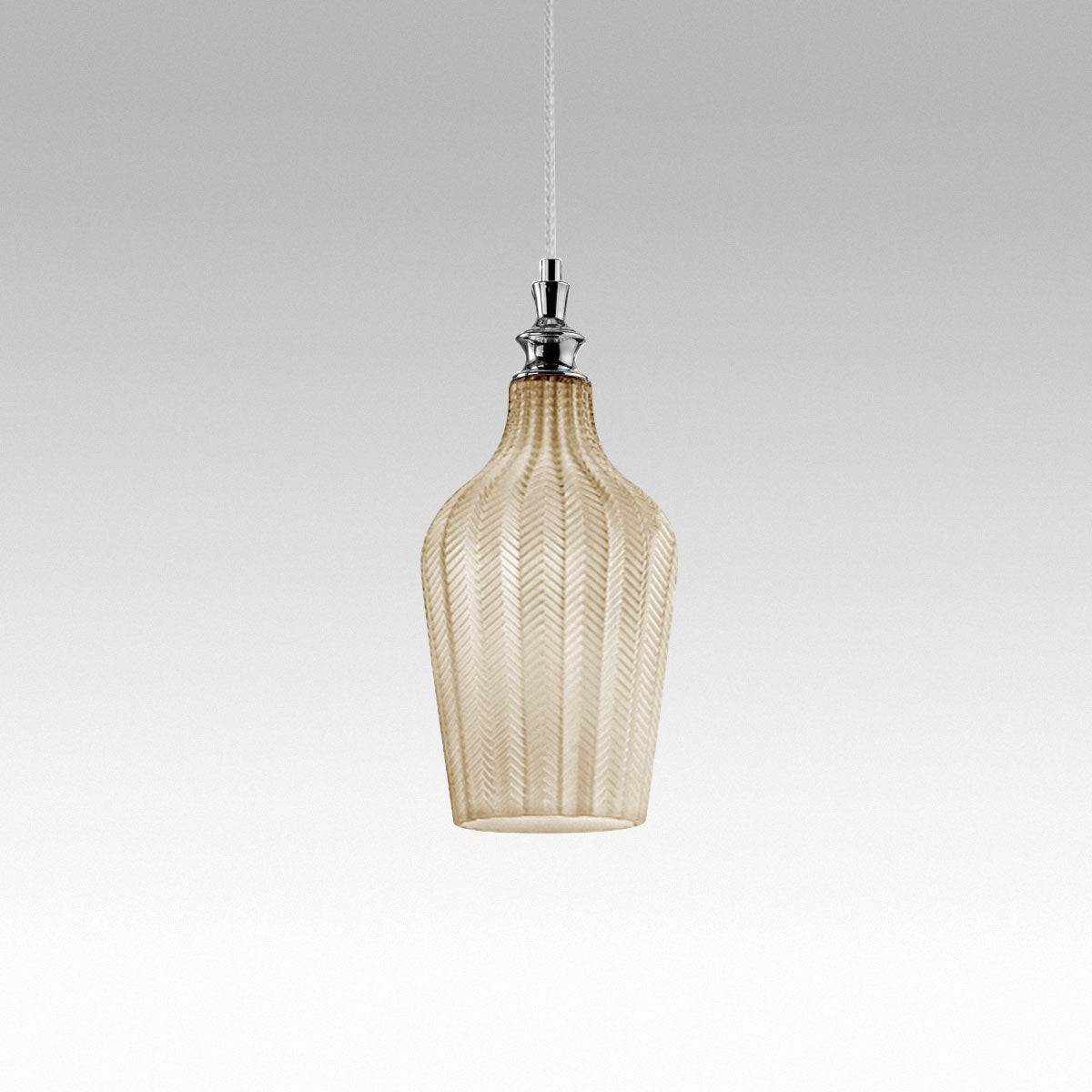 GEALUCE Sospensione con montatura in metallo 1XE27 non incl. vetro bianco-ambra-cobalto-ocra CLEOFE GEALUCE Sospensione con montatura in metallo 1XE27 non incl. vetro bianco-ambra-cobalto-ocra CLEOFE