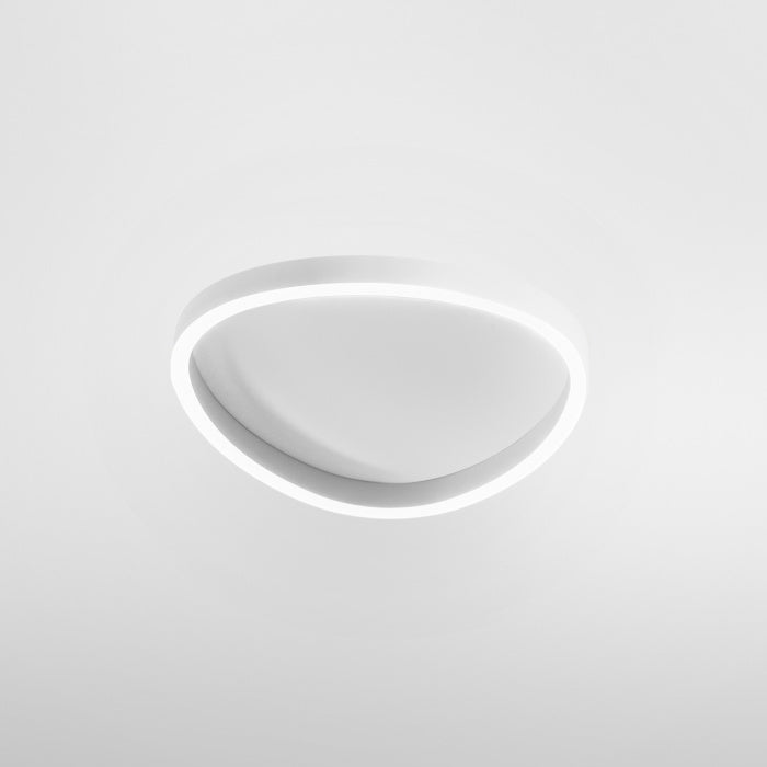GEALUCE Plafoniera LED w kształcie kropli aluminium różne kolory 50W+10W 3200LM śr. 60cm ECARIS