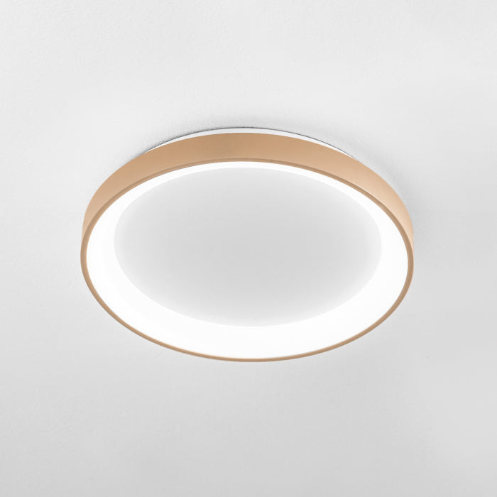 GEALUCE Lampa sufitowa LED, aluminium, klosz z akrylu opalowego, CCT 50W 4100LM KRIZIA