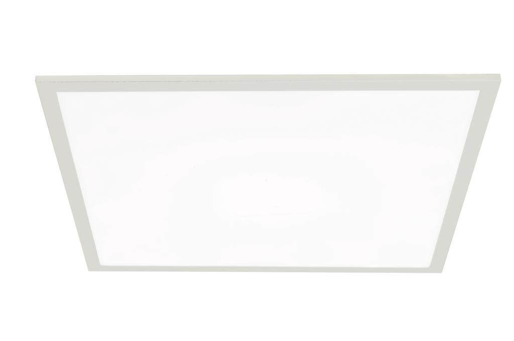 Kwadratowy panel LED 40W z aluminiową ramą i białym dyfuzorem akrylowym, system do montażu wpuszczanego PANEL-BK