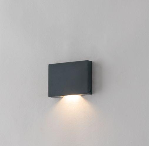Oprawa najazdowa IP65 z termoplastiku w kolorze antracyt, LED, światło naturalne 4000K, 1.5W, 95 LM, STEPLIGHT