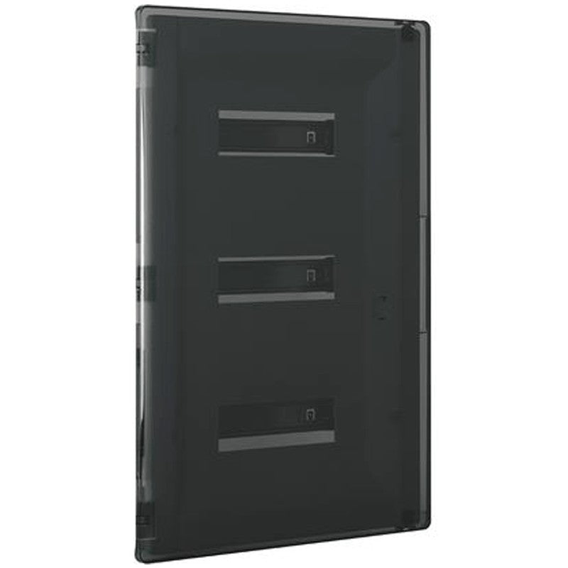 Centrală Bticino încastrată cu ușiță fumurie, 36 de module F315P36D3