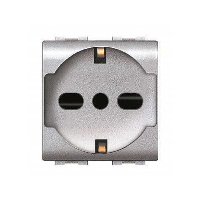 Priză dublă Shuko Life 2p+T 10/16a 2 Module