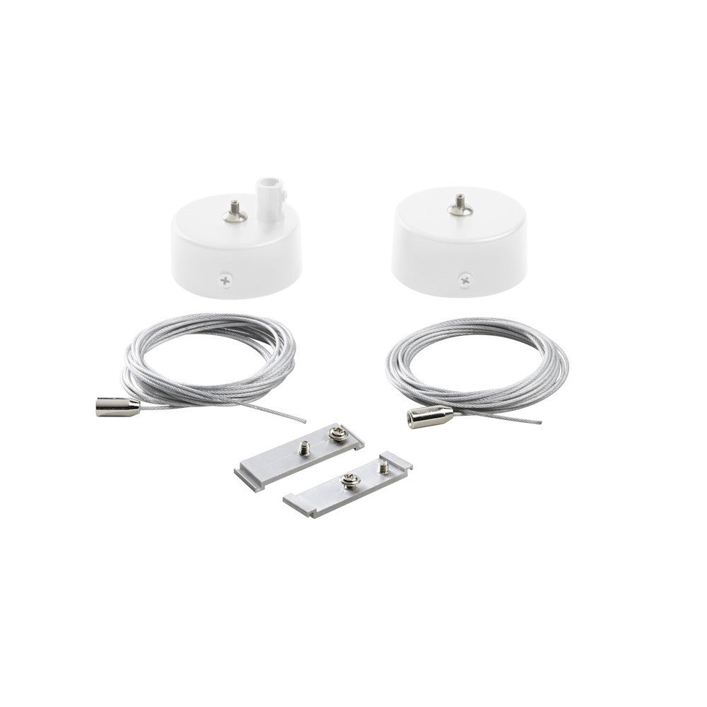 Kit Fissaggio a Sospensione NEXT – Accessorio per Plafoniera e Sospensione | Bianco o Nero