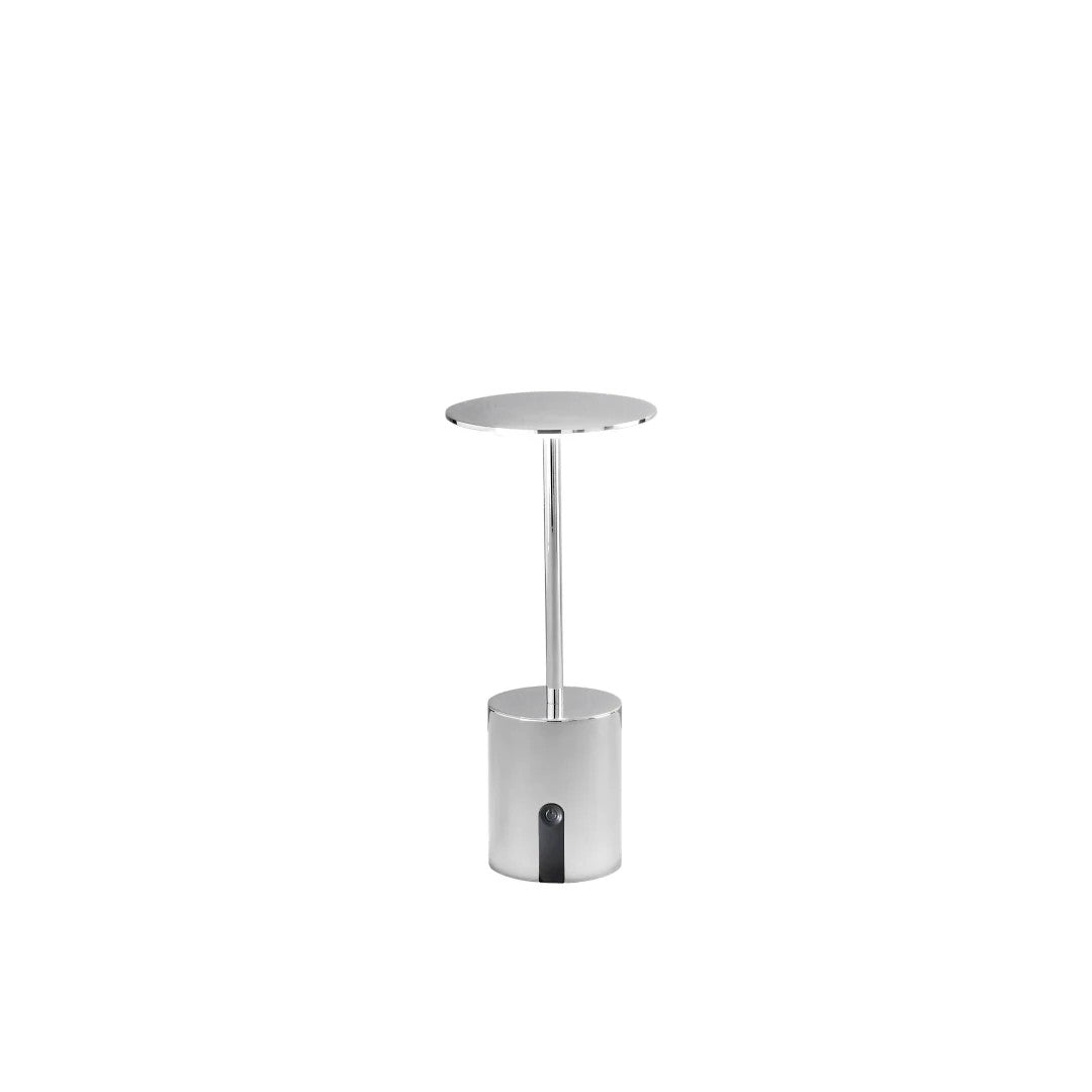 Lampada LED da esterno LIBERTY ricaricabile in metallo con dimmer