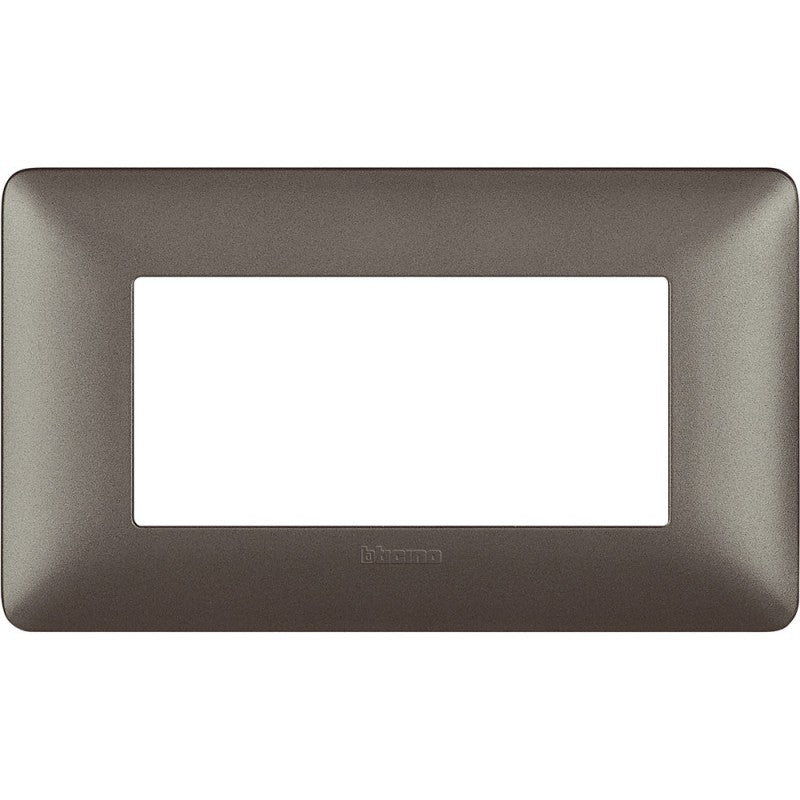 Placca Bticino Matix 4 moduli iron AM4804MIR
