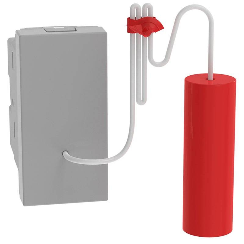 MATIX GO Buton de tragere 1P NO/NC 10A 1 modul gri JG4033