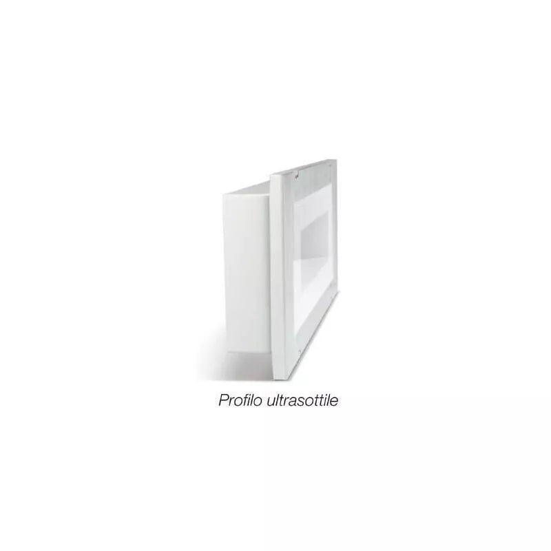 Lampada LED d'Emergenza Non Permanente 1.2W 130lm Autonomia 2h IP40 IK07 | Batteria Ni-Cd Resistenza Fuoco 850°C CE | Schneider Exiway Easyled OVA38388