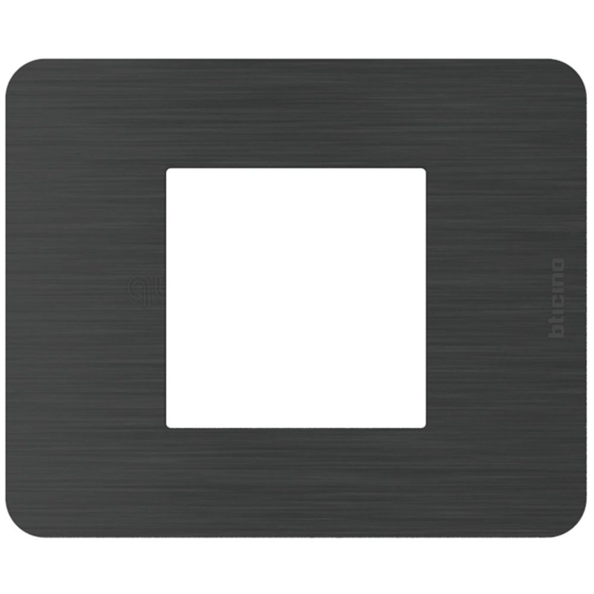 MATIX GO Placă din tecnopolimer, culoare neagră, 2 module JA4802EN