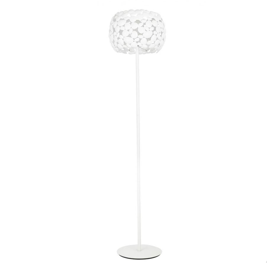Piantana metallo cromo o bianco forme tondeggianti 3XE27 non incl. DIONISO