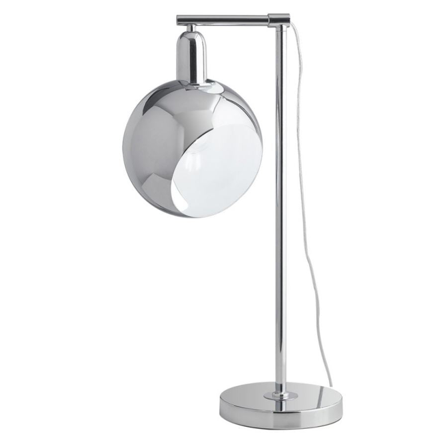 Lume in metallo cromo sfera orientabile 1XE27 non incl.NARCISO