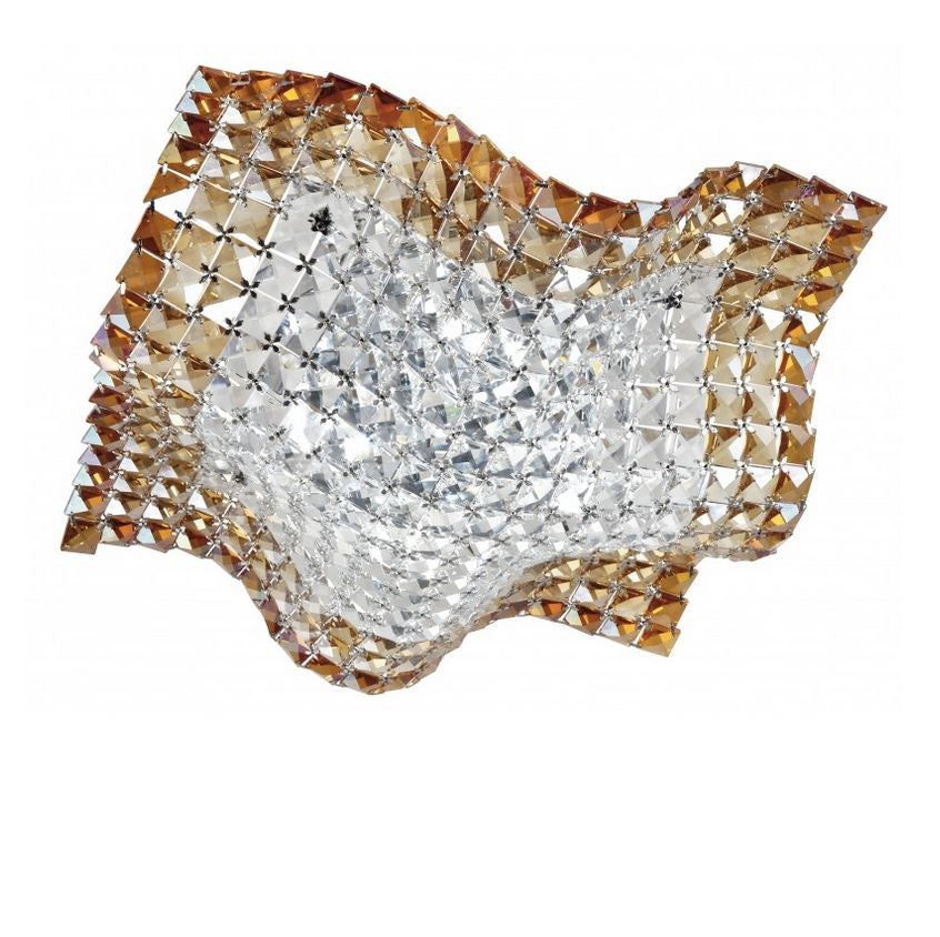 Plafoniera con cristalli K9 ambra 9XG9 non incl. 72cm RUMBA
