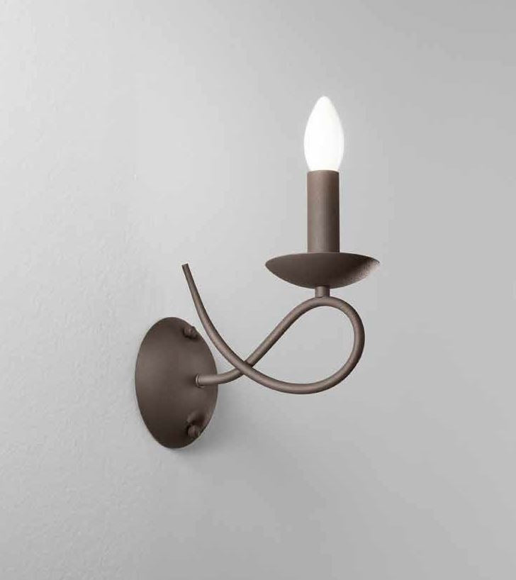 Applique metallo corten 1XE14 non incl. GINEVRA