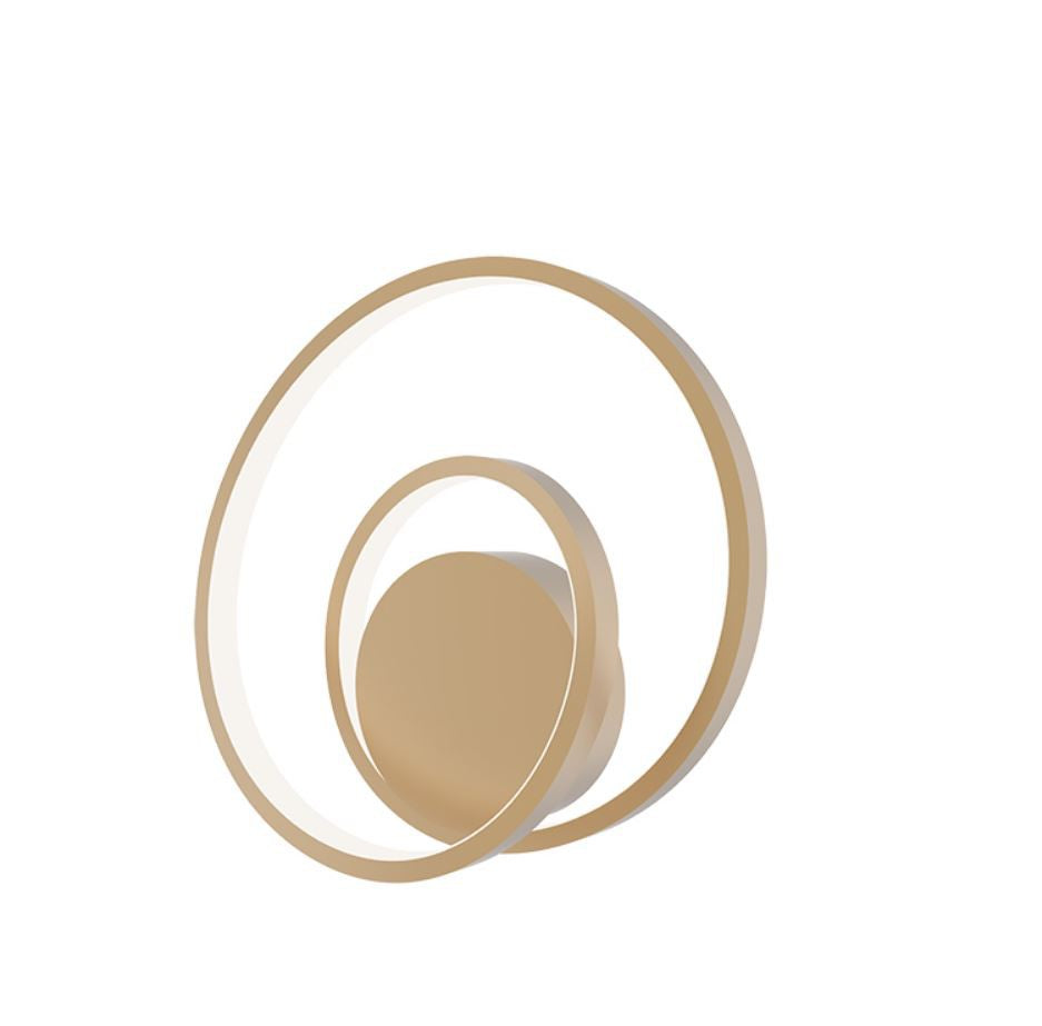 Applique LED forme circolari in alluminio bianco-nero-oro CCT 15W 2720LM LIEVE-AP