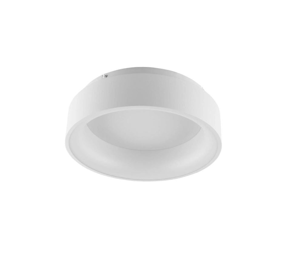 Plafoniera LED circolare in alluminio bianco-nero-oro e diffusore in acrilico 40W CCT 5600LM BEST SELLER 2025