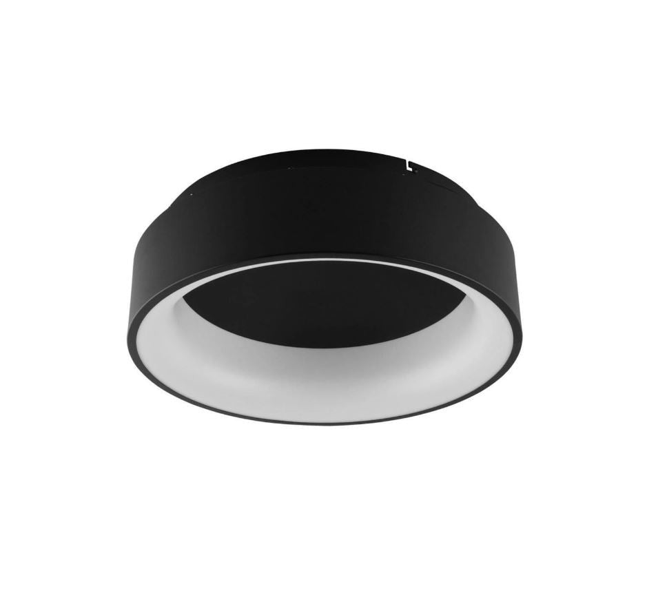 Plafoniera LED circolare in alluminio bianco-nero-oro e diffusore in acrilico 40W CCT 5600LM BEST SELLER 2025