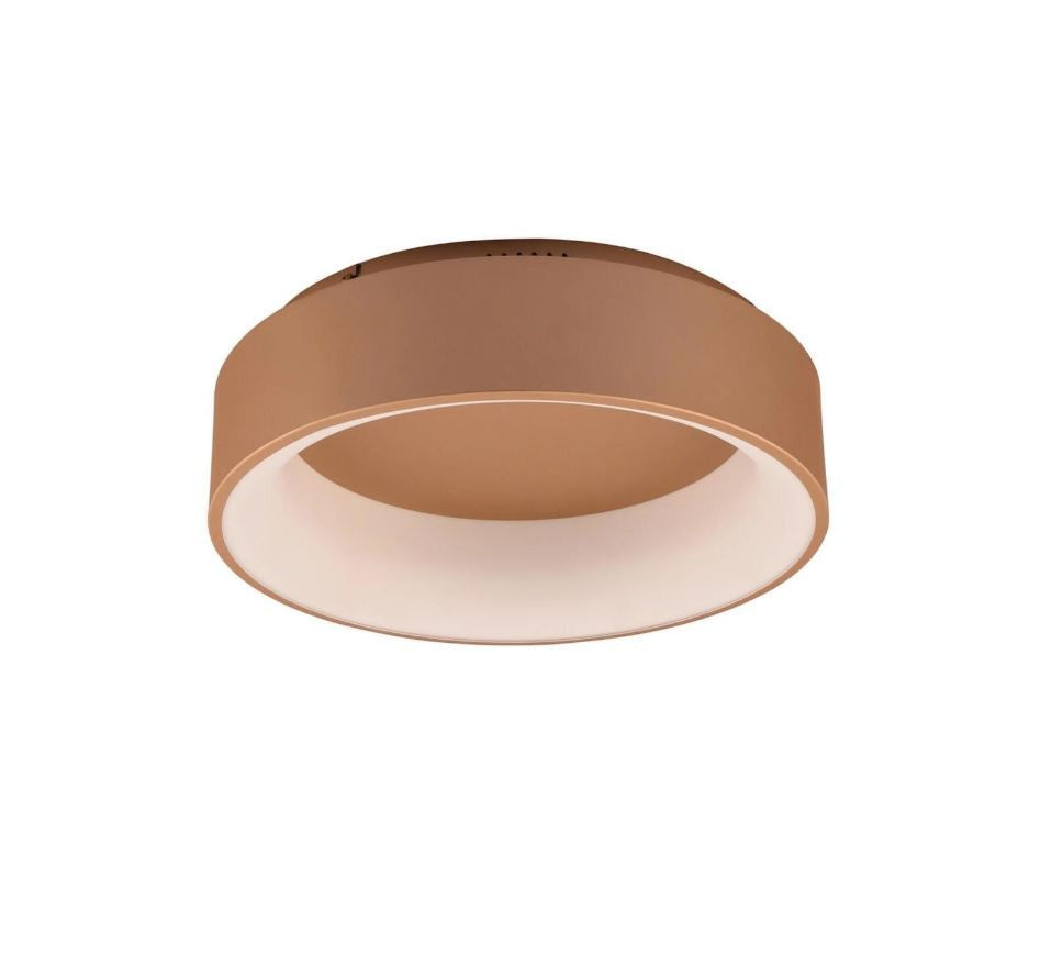 Plafoniera LED circolare in alluminio bianco-nero-oro e diffusore in acrilico 40W CCT 5600LM BEST SELLER 2025