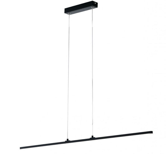 Lampadario Sospensione LED Lineare 29W | Alluminio Bianco Nero | Luce Calda o Naturale | Shanghai S1