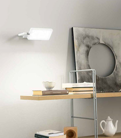 Luce Ambiente Design Applique LED da Interno BOOK-AP – Orientabile e Regolabile 18W 1820lm 3200K | Bianco, Nero, Silver o Oro