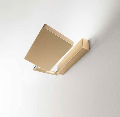 Luce Ambiente Design Applique LED da Interno BOOK-AP – Orientabile e Regolabile 18W 1820lm 3200K | Bianco, Nero, Silver o Oro