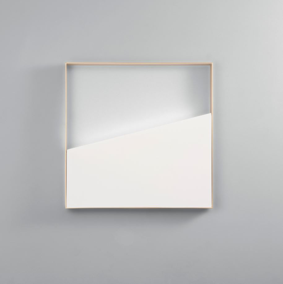 Applique LED effetto scenografico forme diverse in alluminio bianco e oro 10W 1200LM CCT ALBA