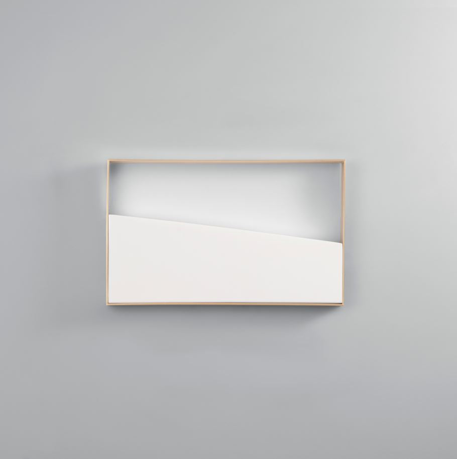 Applique LED effetto scenografico forme diverse in alluminio bianco e oro 10W 1200LM CCT ALBA
