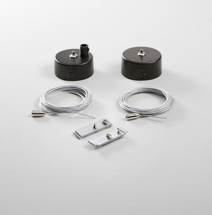 Kit Sospensione per Lampade a Binario | Bianco e Nero | LED NEXT