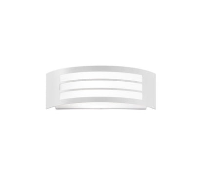Applique da Esterno Curva 1xE27 IP44 | Alluminio Bianco Nero Nickel | Solix