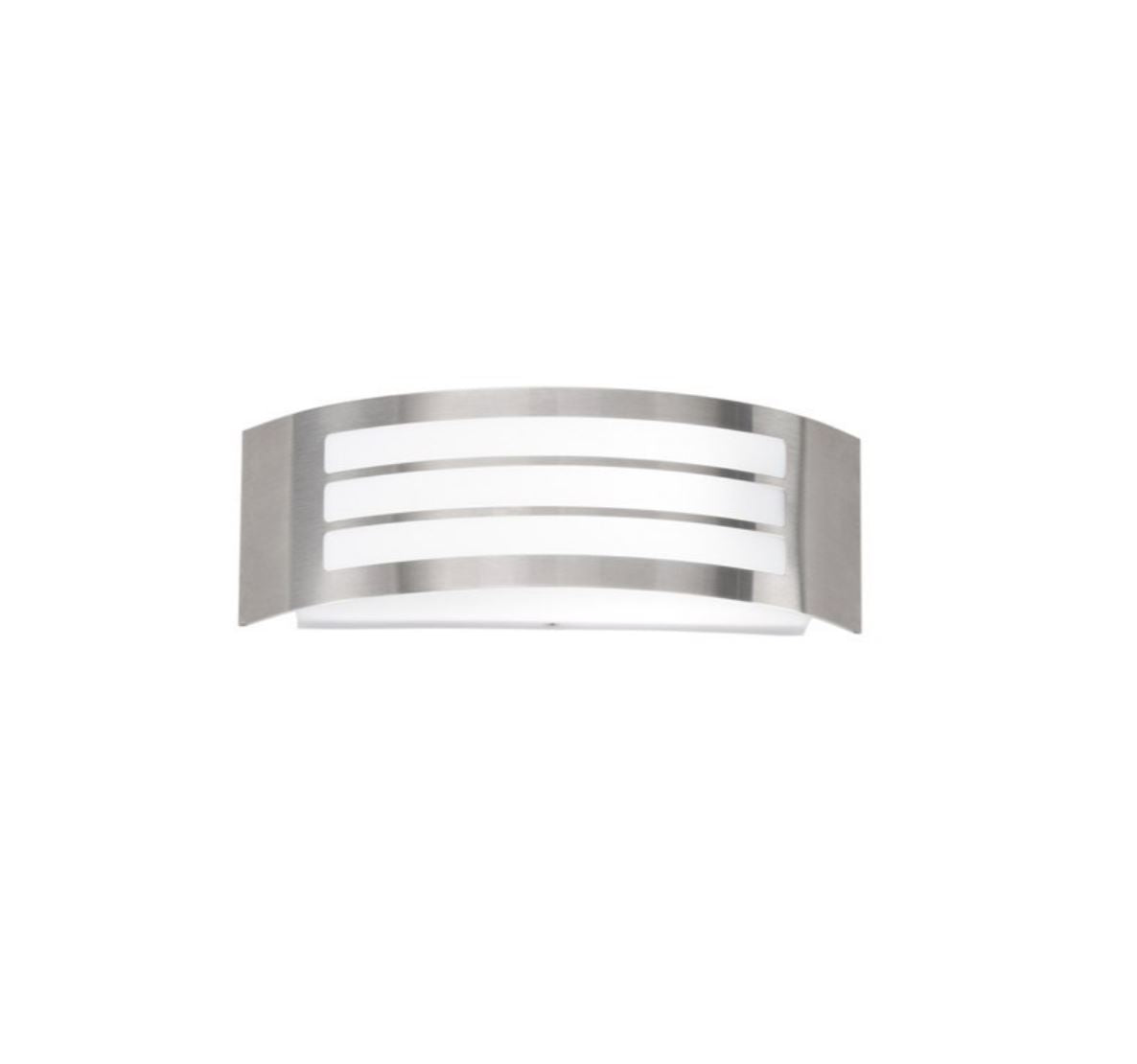 Applique da Esterno Curva 1xE27 IP44 | Alluminio Bianco Nero Nickel | Solix