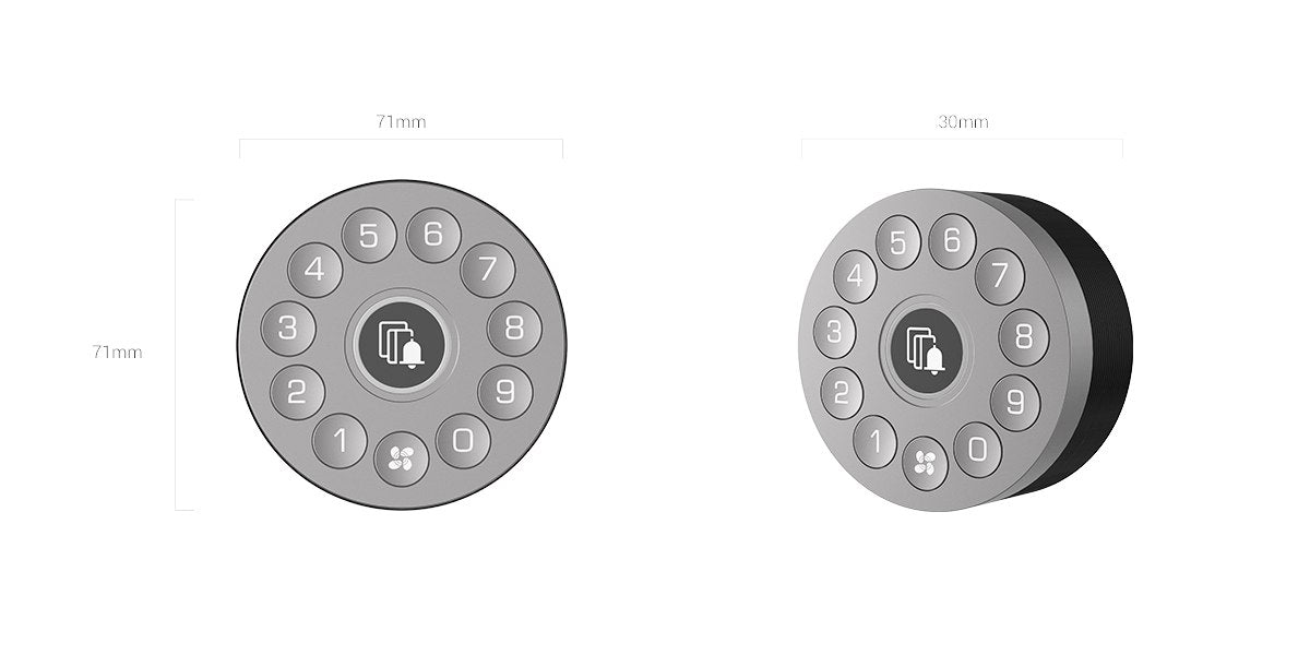 Serratura Smart ZigBee Chiusura Automatica Sensore Porta | Gestione Utenti Notifiche App | EZVIZ DL01S