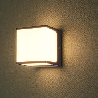 V-TAC Lampă LED de Perete Tip Felinar 8W Clasic Corten 4000K IP65