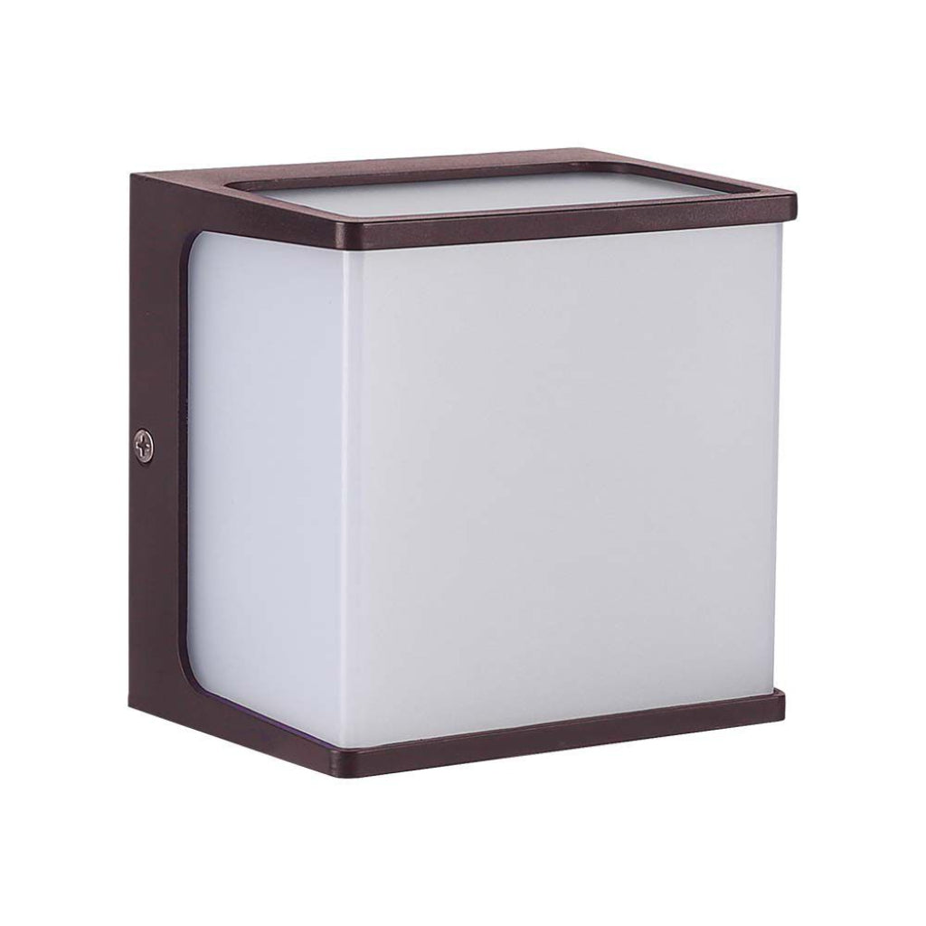 V-TAC Lampă LED de Perete Tip Felinar 8W Clasic Corten 4000K IP65