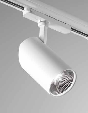 Faro LED Binario Trifase Adattatore Invisibile | 13W 20W o 42W | CRI>90 | Bianco o Nero | Action INTEC