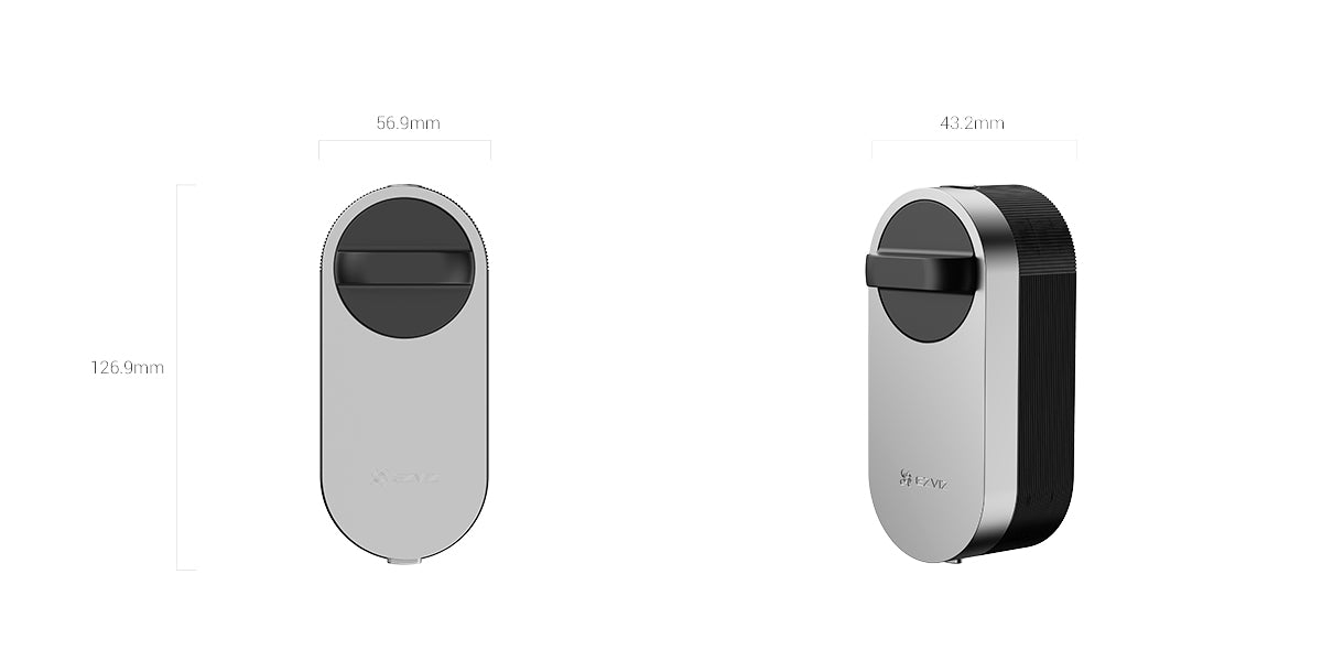 Serratura Smart ZigBee Chiusura Automatica Sensore Porta | Gestione Utenti Notifiche App | EZVIZ DL01S