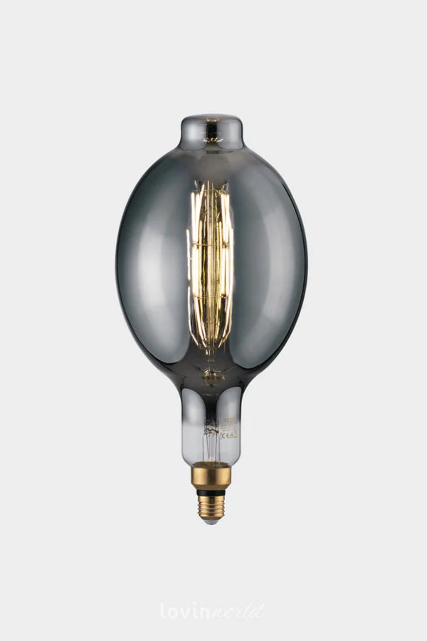 Bec LED decorativ, dulie E27, fumuriu, 8W, 150 lumeni, lumină caldă 1800°K, 230V