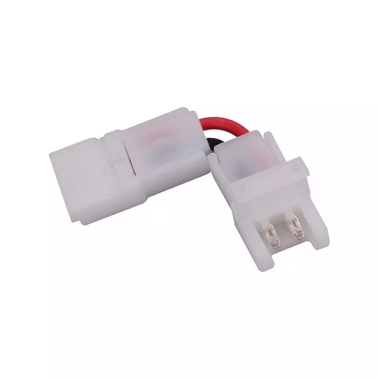 Connettore a L per Strip LED 10mm Innesto Rapido Clip 2 Pin | V-TAC