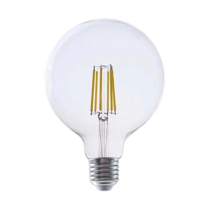 Lampadina LED filamento attacco E27 globo G125 8W 1055 lumen luce natura 4000°k dimmerabile