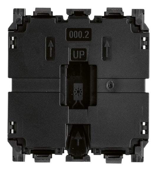 Łącznik 1-biegunowy 10 AX 250 V~ podświetlany 2 moduły Vimar Linea 30000.2