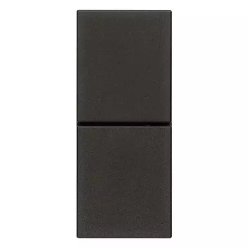 Due pulsanti indipendenti 1P NO + 1P NO 10 A 250 V~ Vimar Linea bianco-nero-canapa 30066.B/G/C