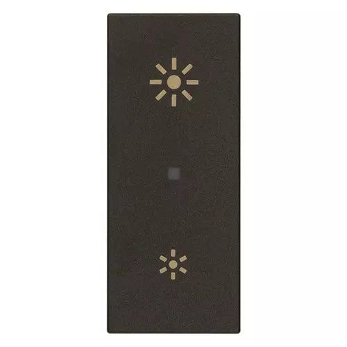 Dimmer universale 230 V~ 50 Hz a taglio di fase trasformatori elettronici 40-300 VA Vimar Linea 30135.B/G/C