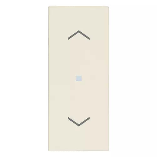 Commutatore elettronico centralizzabile Quid per tapparella Vimar Linea bianco-nero-canapa 30196.B/G/C