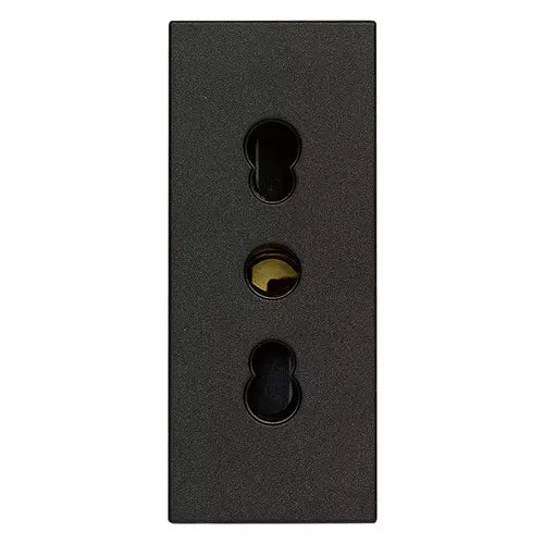 Presa bivalente SICURY 2P+T 16 A 250 V~ standard italiano tipo P17/11 Vimar Linea  30203.B/G/C