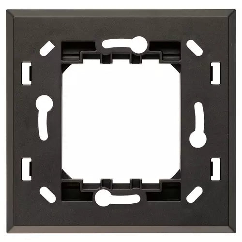Supporto 2 moduli comando radio bianco-nero Vimar Linea 30507.B/G